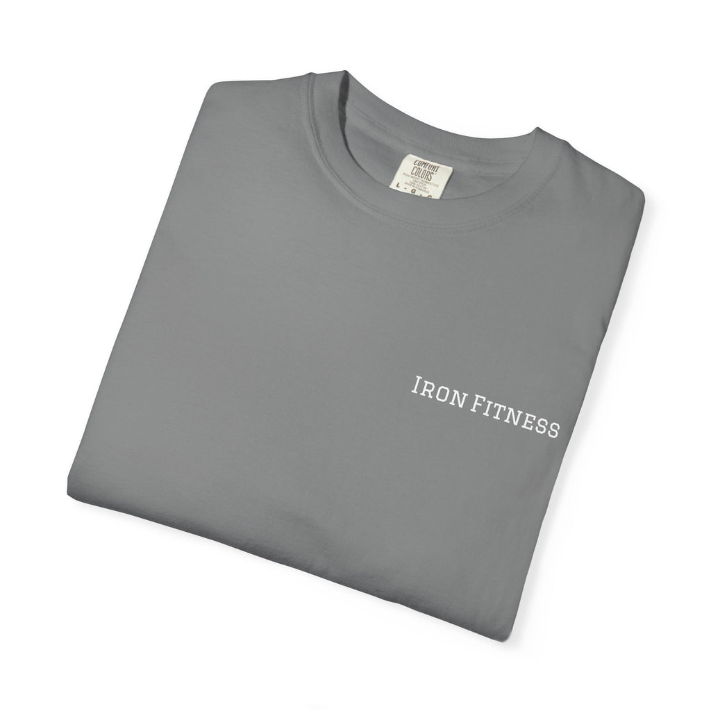 Iron Sharpens Iron - Christian Fitness Heavyweight Tee