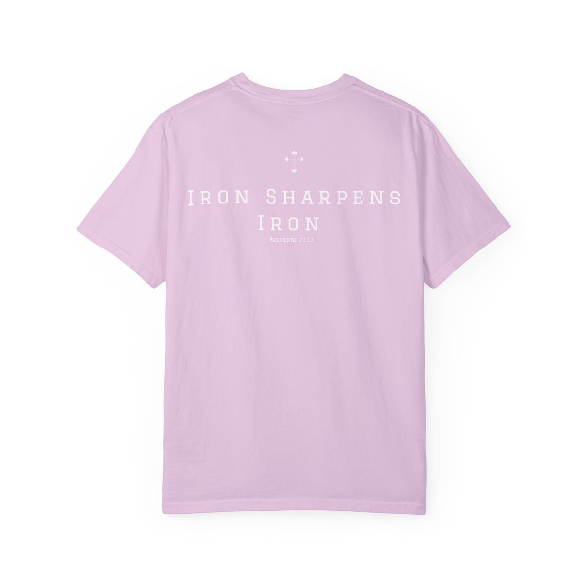 Iron Sharpens Iron - Christian Fitness Heavyweight Tee