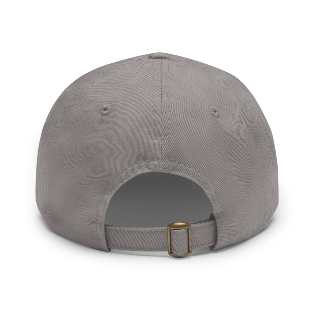 Iron Fitness Leather Patch Dad Hat | Unisex Vintage-Style Baseball Cap