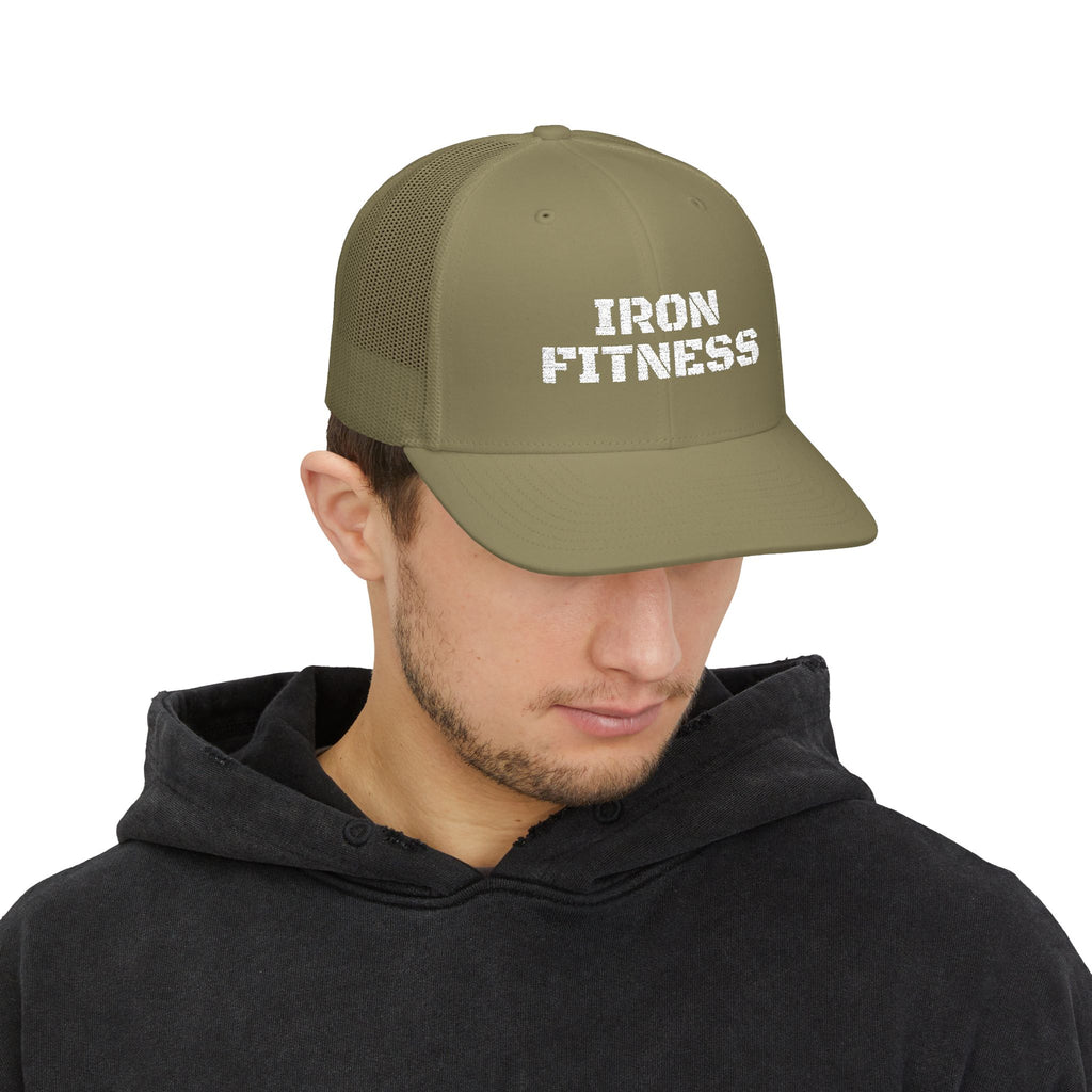 Iron Fitness Embroidered Trucker Hat
