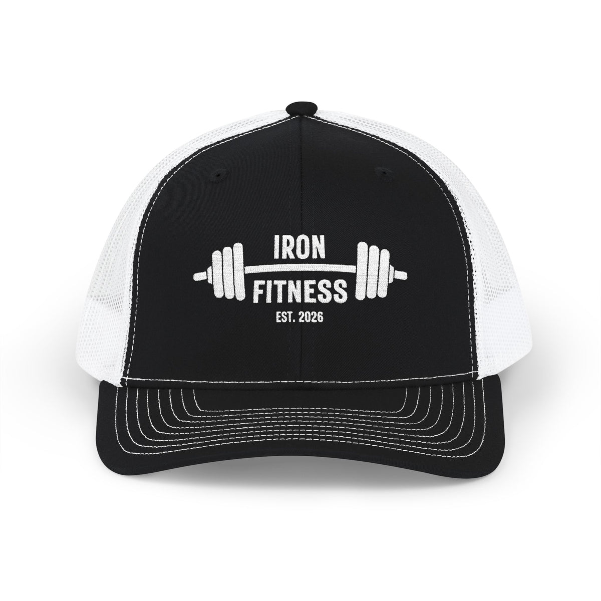 Iron Fitness Embroidered Trucker Hat