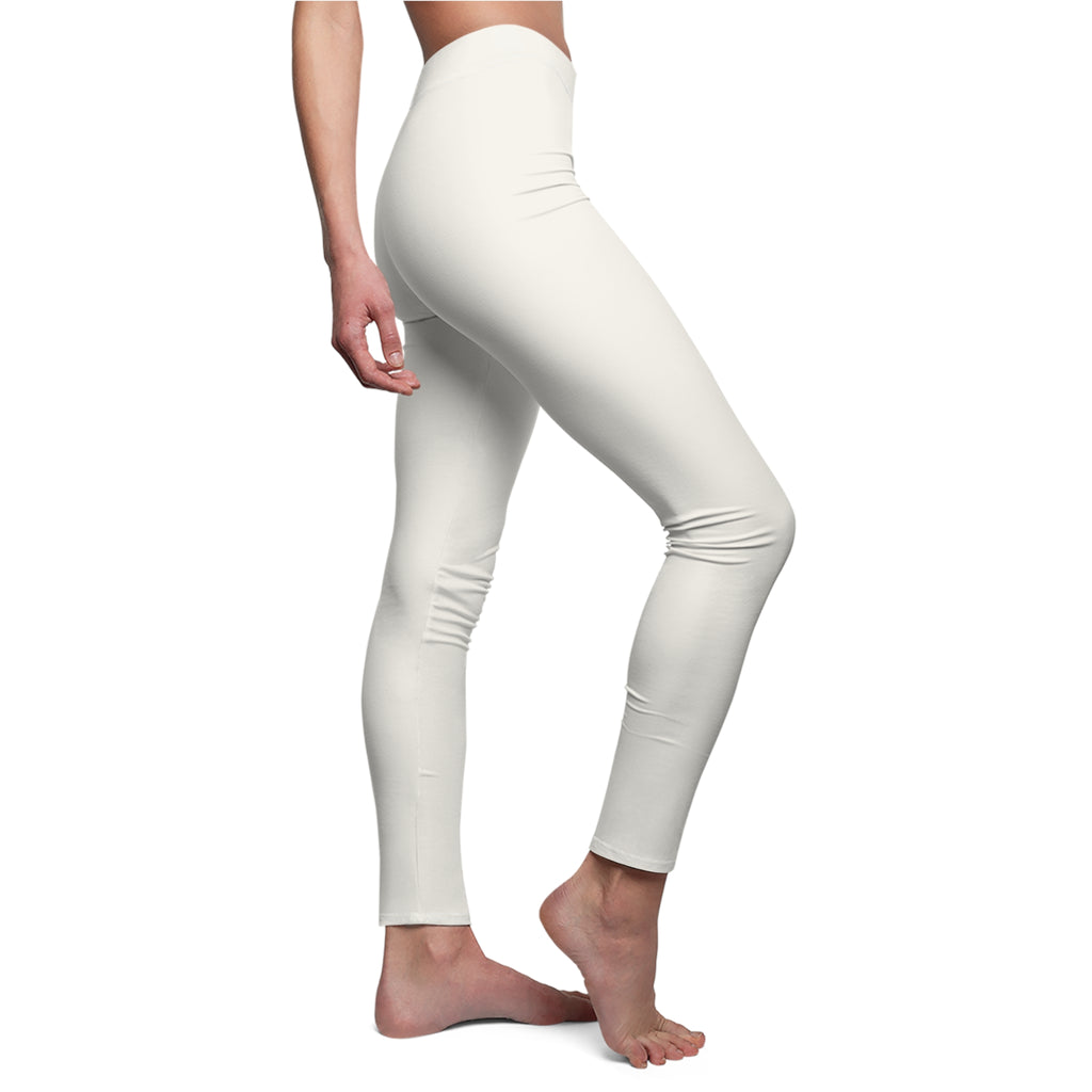 Women's Warm Almond High-Waisted Leggings | Butter-Soft Casual Athleisure Pants