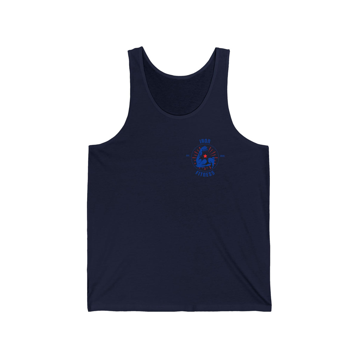 Iron Fitness Patriotic Flag Men's Tank Top