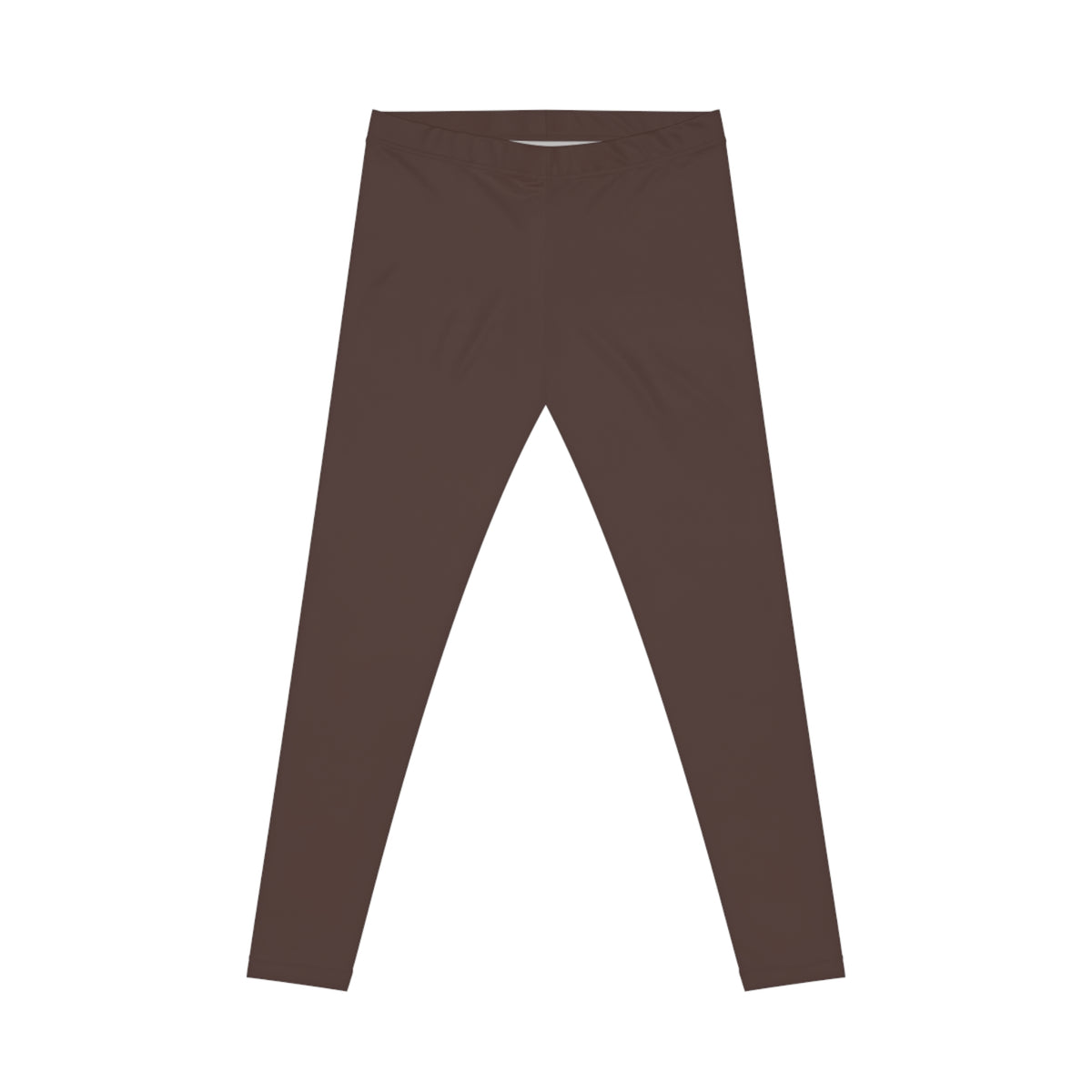Women's Dark Chocolate High-Waisted Leggings | Versatile Athleisure & Lounge Pants