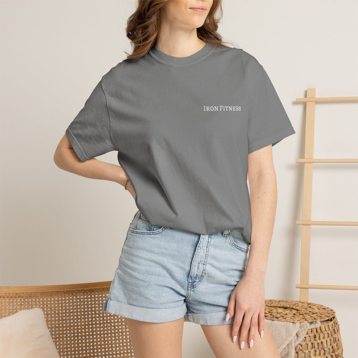 Iron Sharpens Iron - Christian Fitness Heavyweight Tee