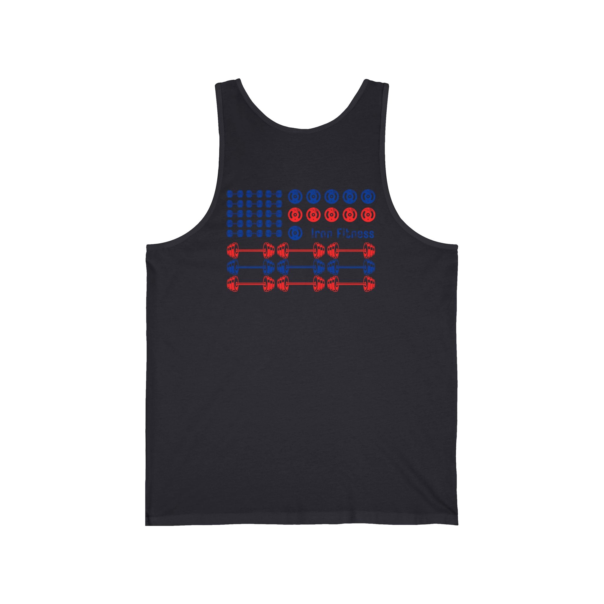 Iron Fitness Patriotic Flag Men's Tank Top