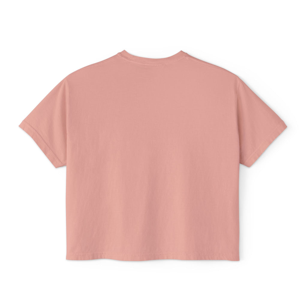 Lift Heavy Look Cute Boxy Tee | Retro Gym Graphic T-Shirt | Comfort Colors