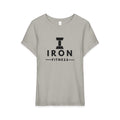 Women's Iron Fitness Workout Graphic Tee