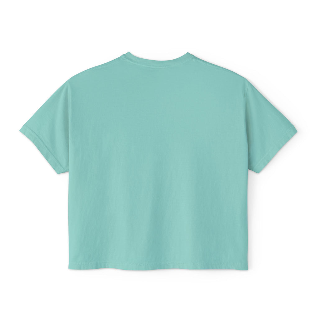 Lift Heavy Look Cute Boxy Tee | Retro Gym Graphic T-Shirt | Comfort Colors