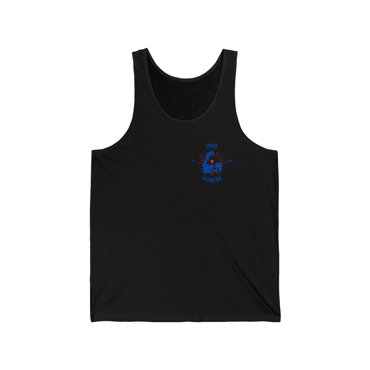 Iron Fitness Patriotic Flag Men's Tank Top