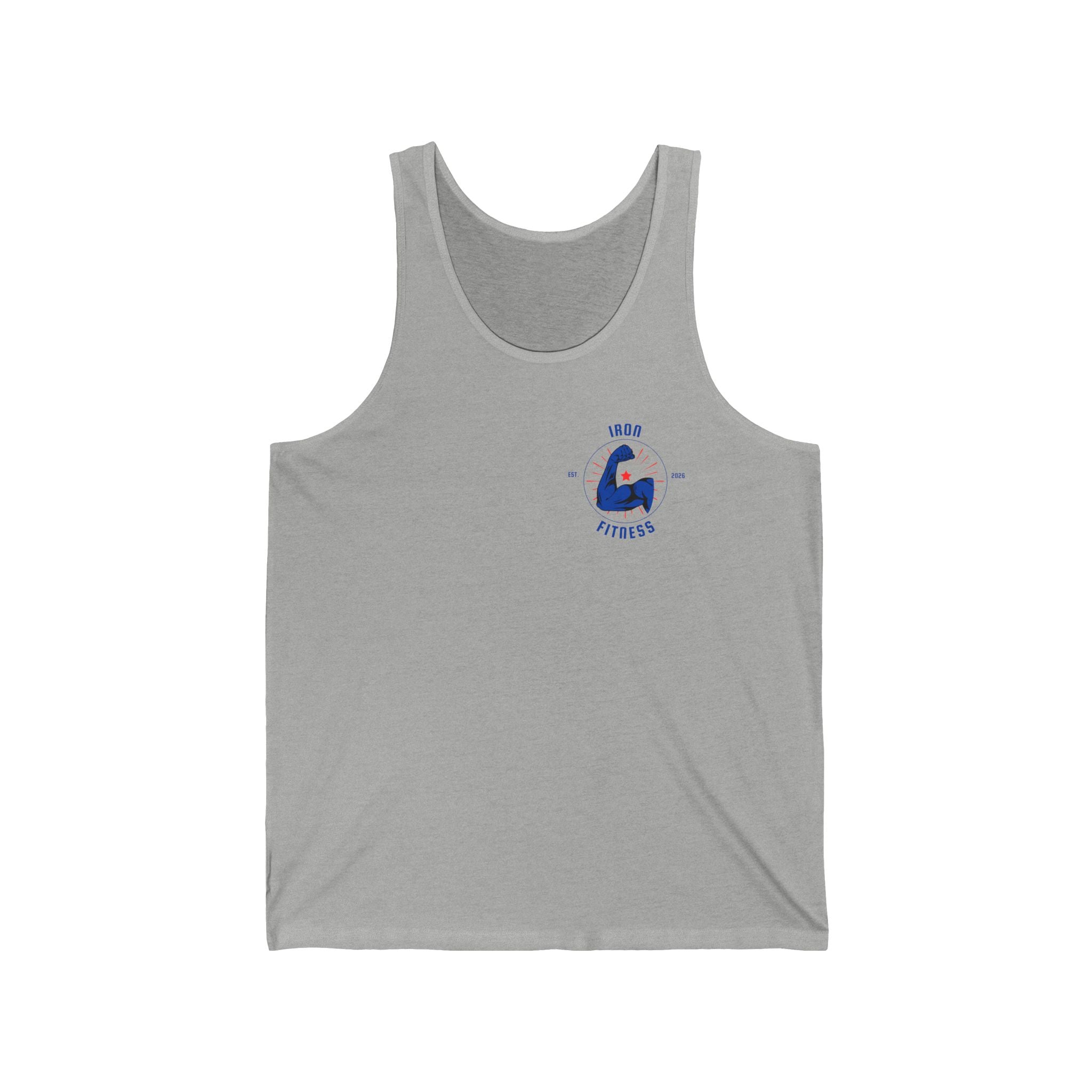 Iron Fitness Patriotic Flag Men's Tank Top