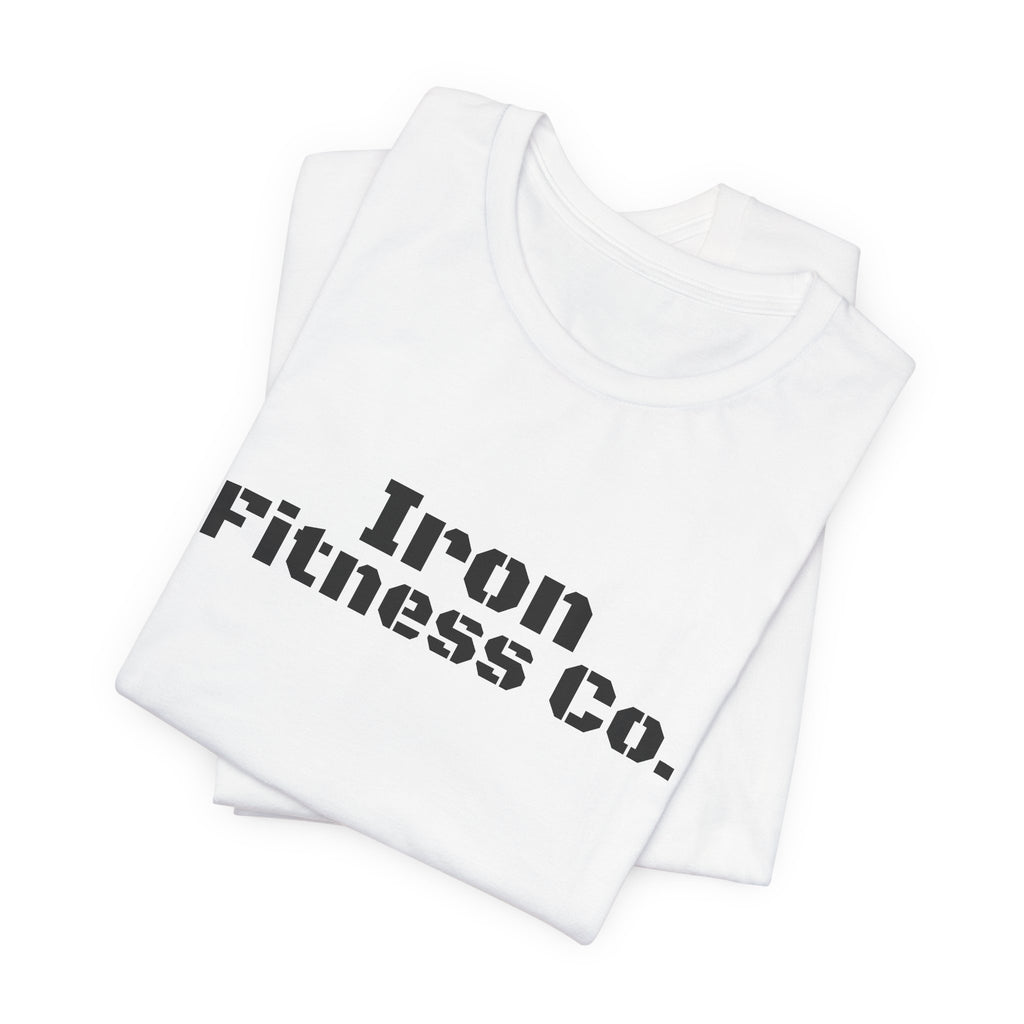 Iron Fitness Co. "American Made" Fitted Gym Tee | Bella Canvas 3001