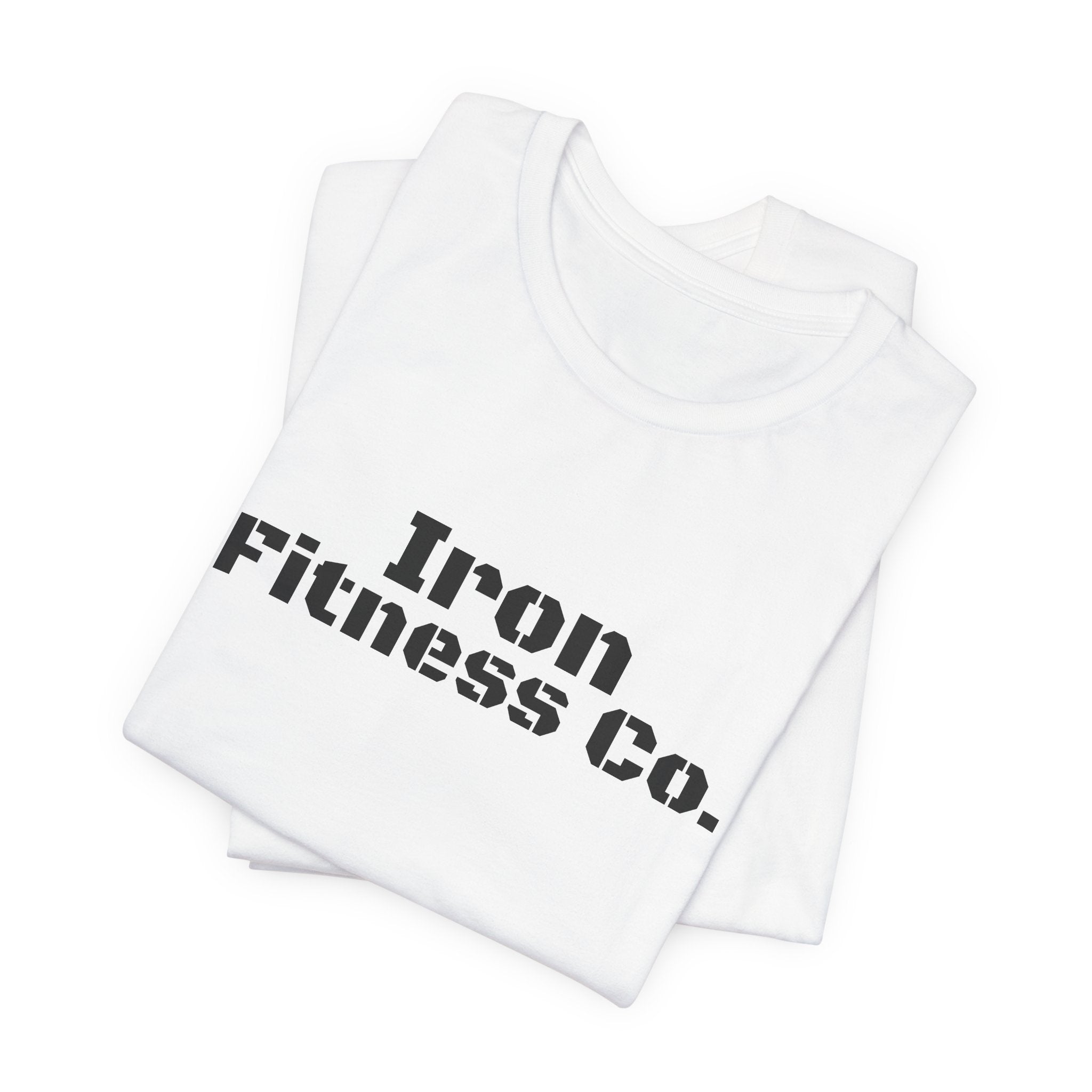 Iron Fitness Co. "American Made" Fitted Gym Tee | Bella Canvas 3001
