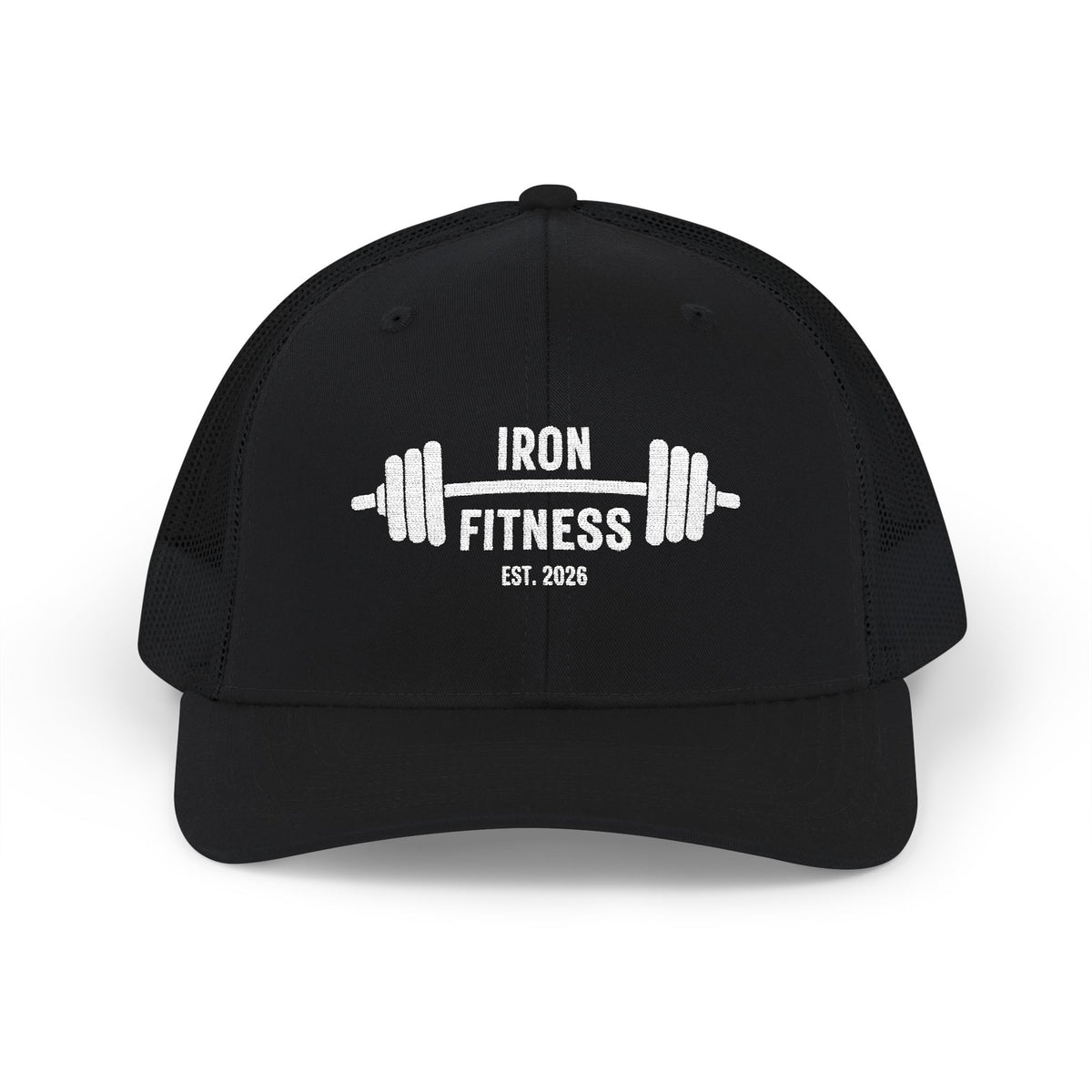 Iron Fitness Embroidered Trucker Hat