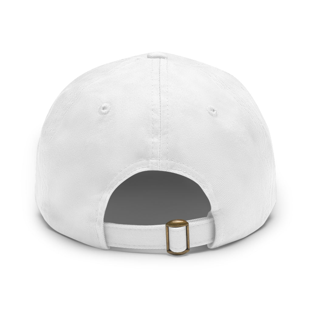 Iron Fitness Leather Patch Dad Hat | Unisex Vintage-Style Baseball Cap