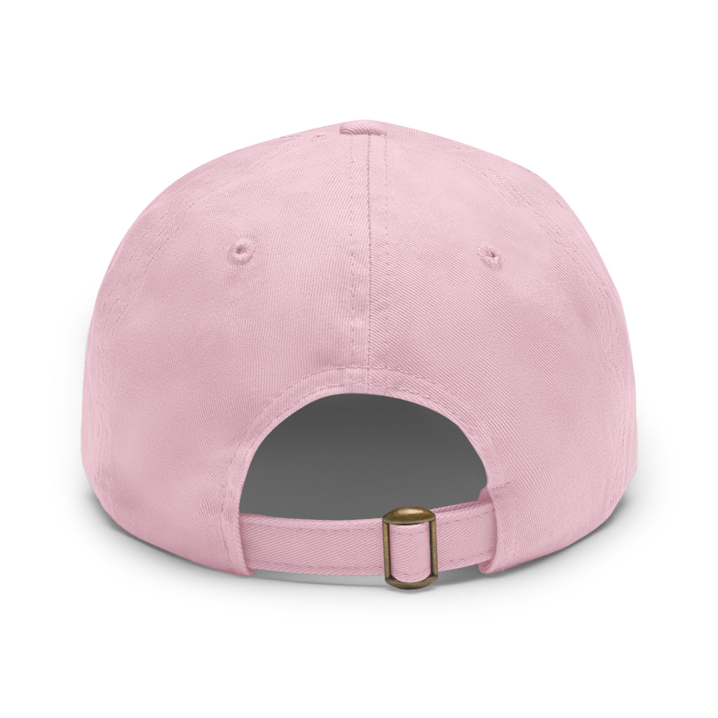 Iron Fitness Leather Patch Dad Hat | Unisex Vintage-Style Baseball Cap