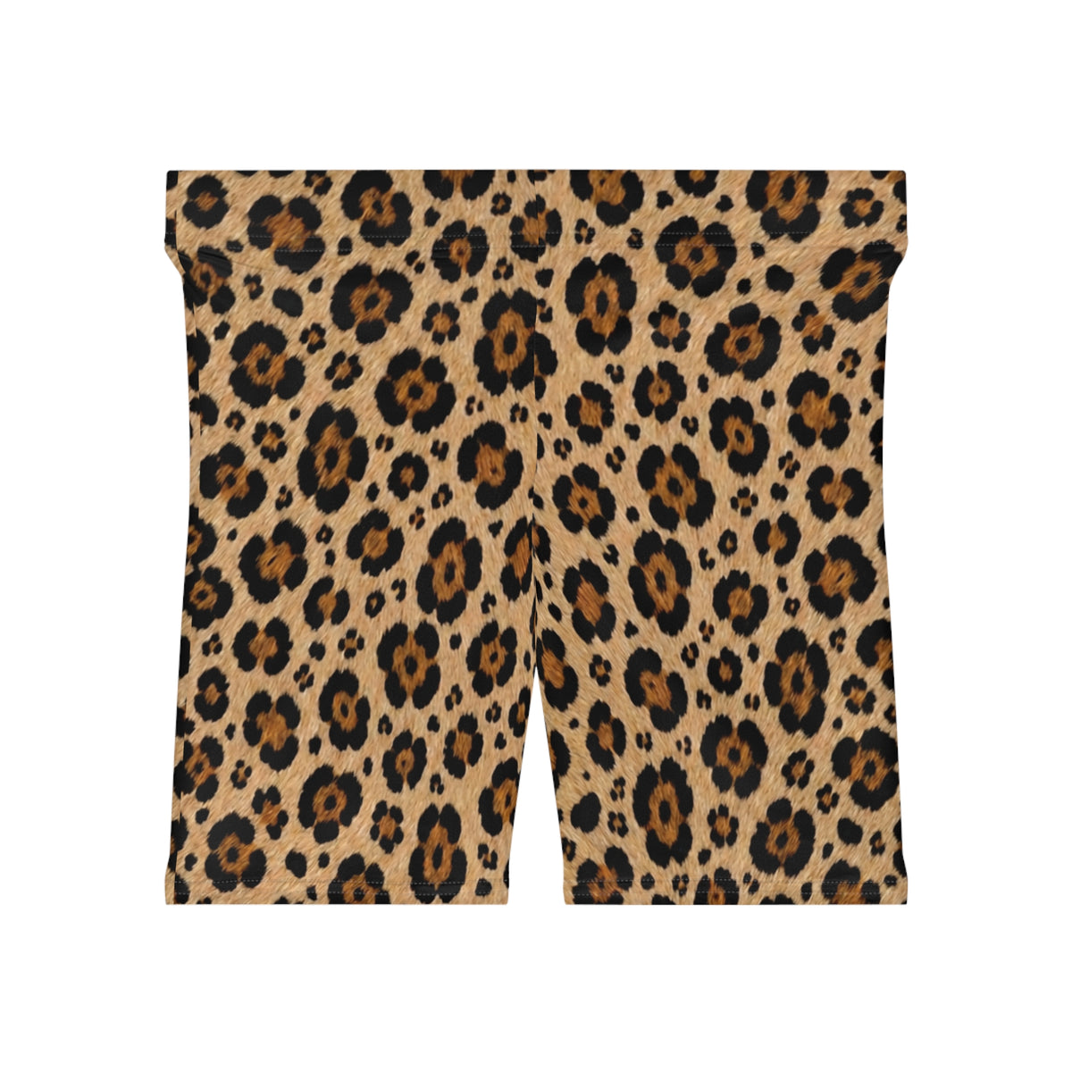 Leopard Print Biker Shorts