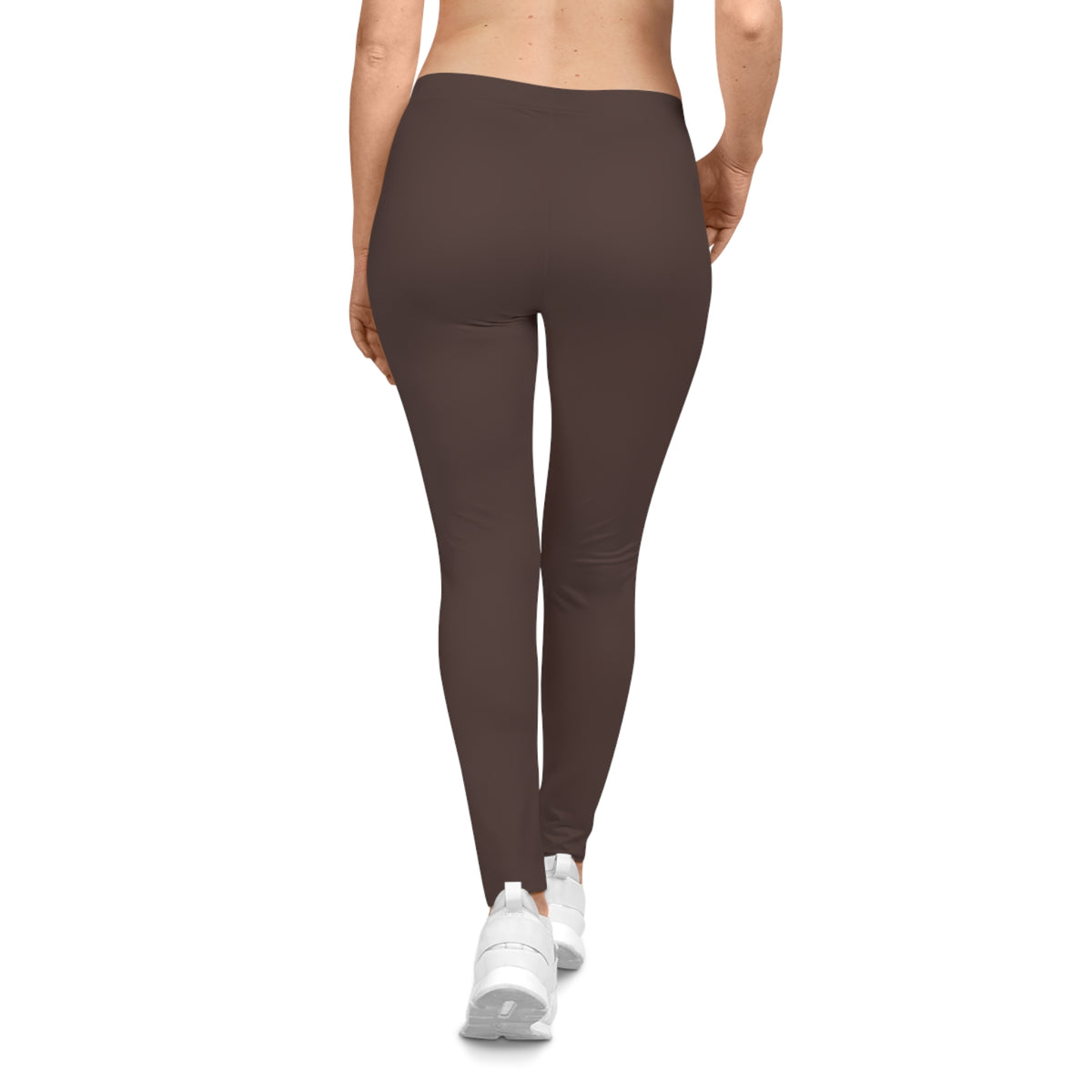 Women's Dark Chocolate High-Waisted Leggings | Versatile Athleisure & Lounge Pants