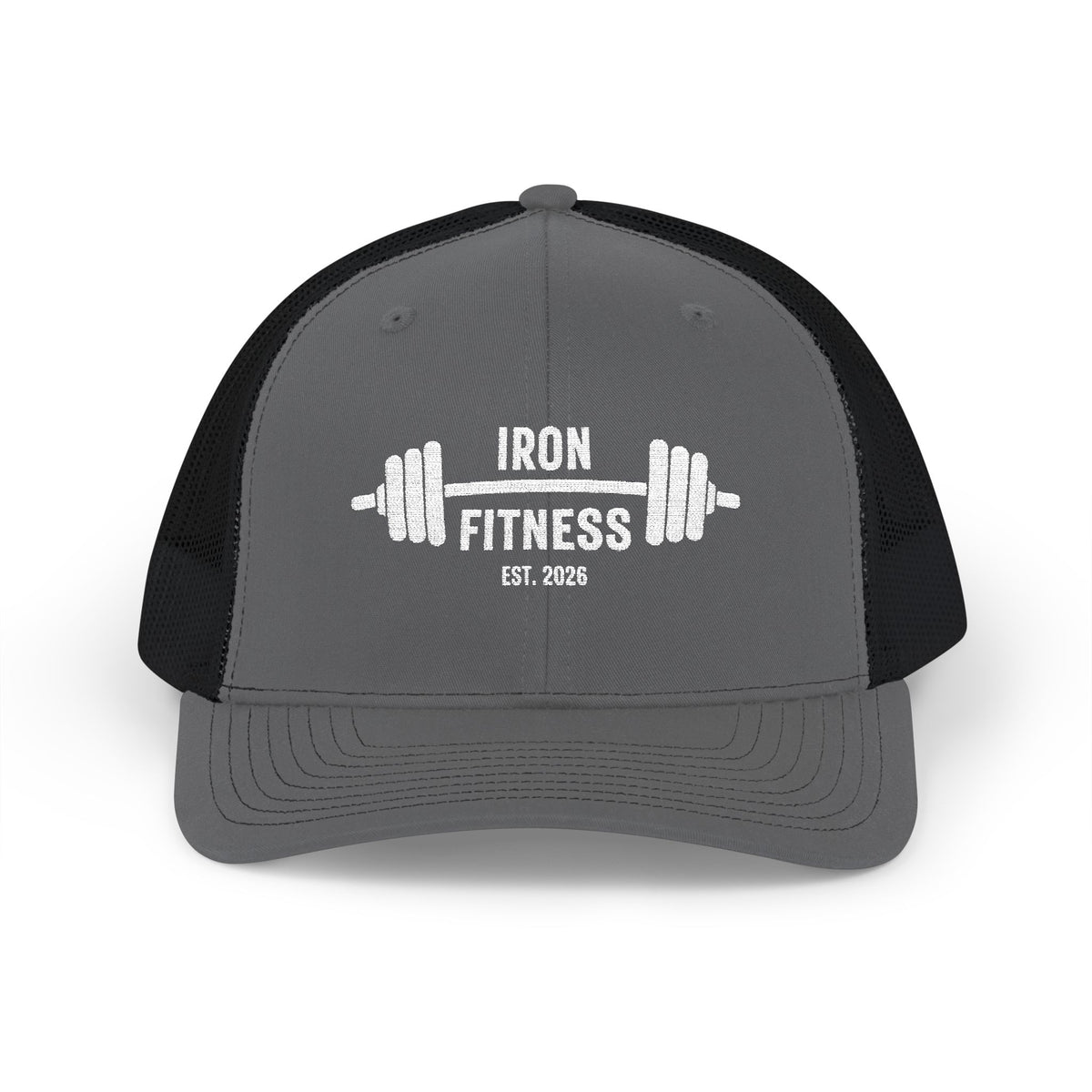 Iron Fitness Embroidered Trucker Hat