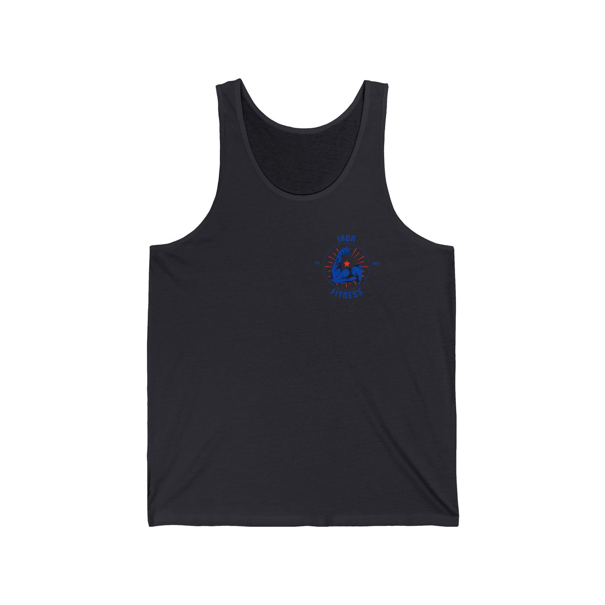 Iron Fitness Patriotic Flag Men's Tank Top