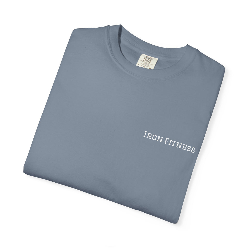 Iron Sharpens Iron - Christian Fitness Heavyweight Tee