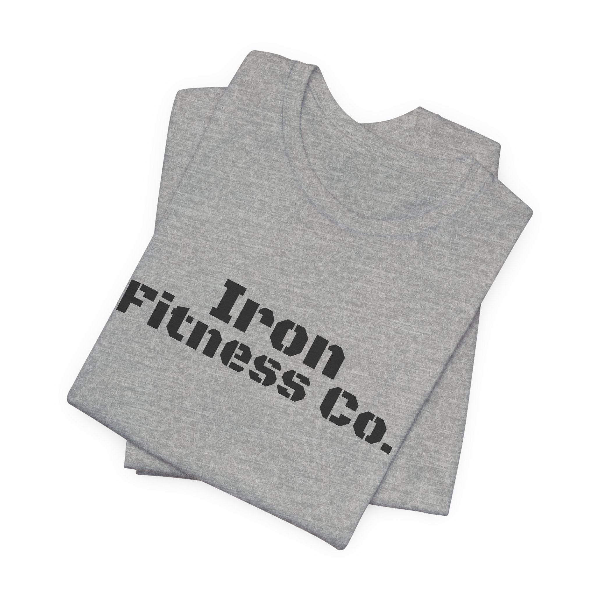 Iron Fitness Co. "American Made" Fitted Gym Tee | Bella Canvas 3001