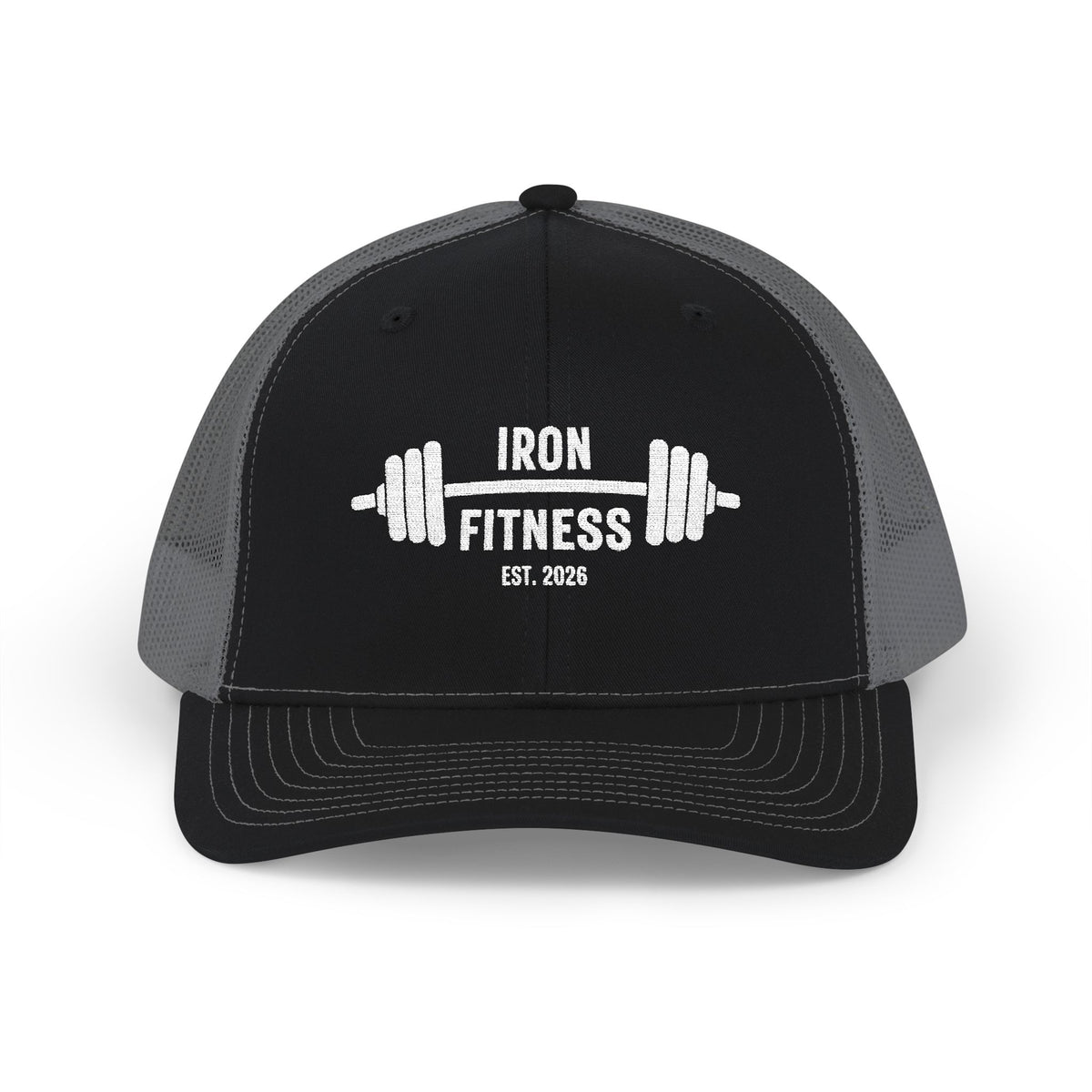 Iron Fitness Embroidered Trucker Hat