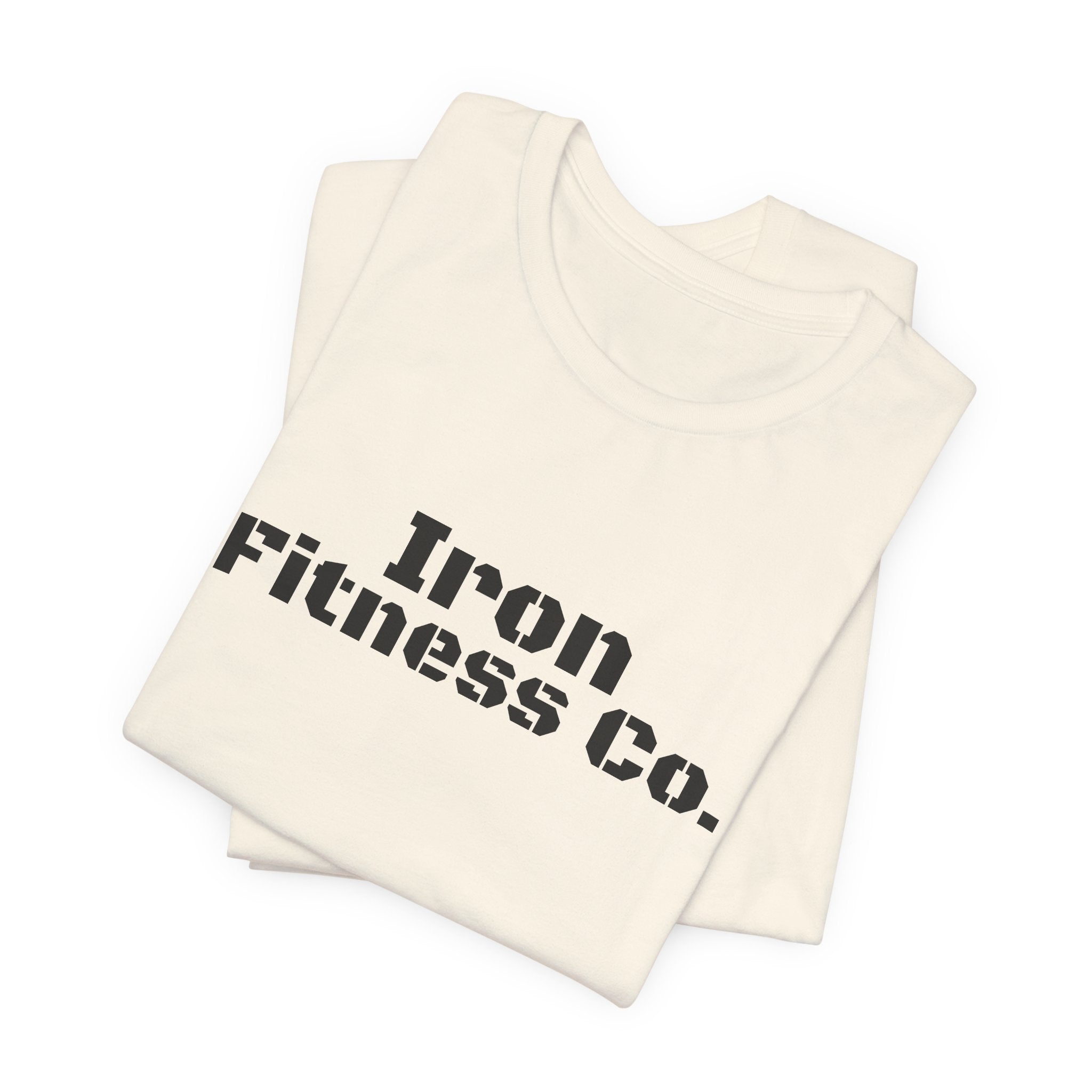 Iron Fitness Co. "American Made" Fitted Gym Tee | Bella Canvas 3001
