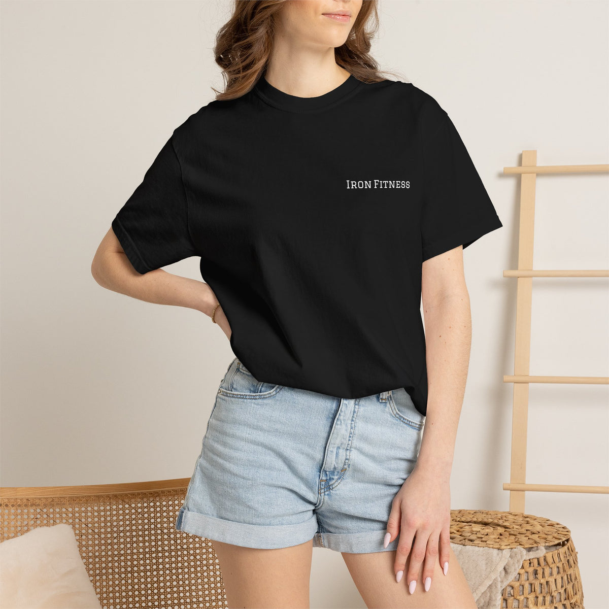 Iron Sharpens Iron - Christian Fitness Heavyweight Tee