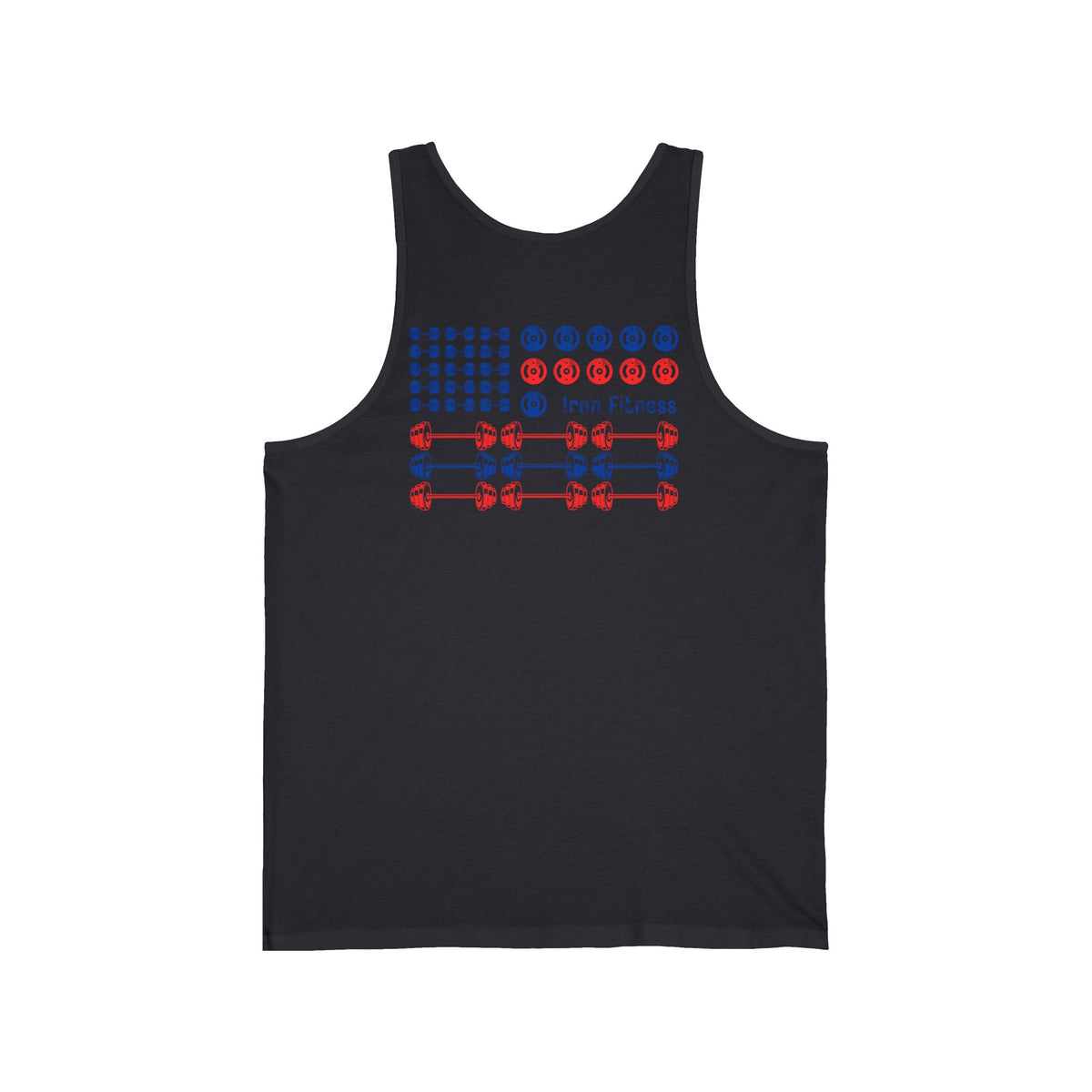 Iron Fitness Patriotic Flag Men's Tank Top