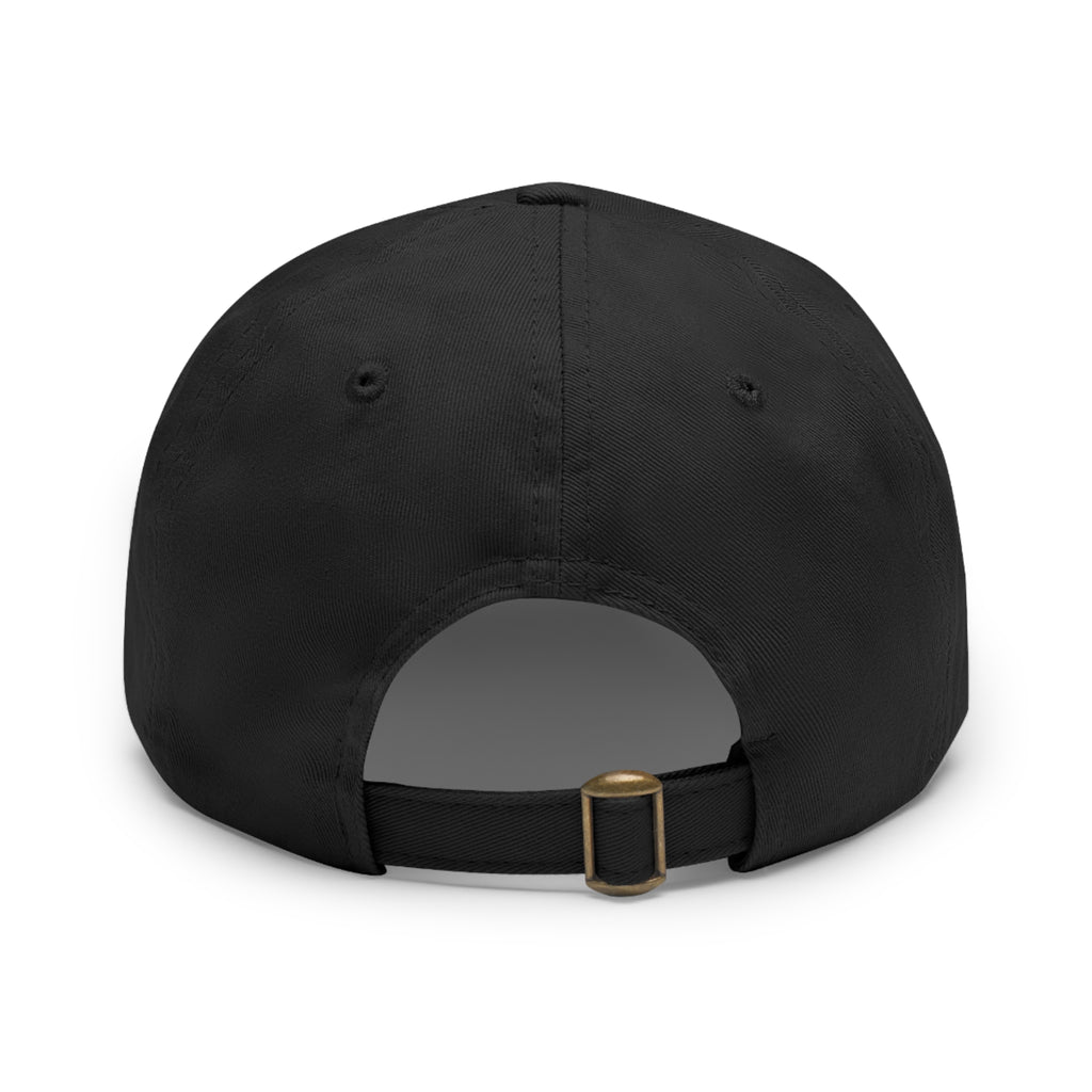 Iron Fitness Leather Patch Dad Hat | Unisex Vintage-Style Baseball Cap