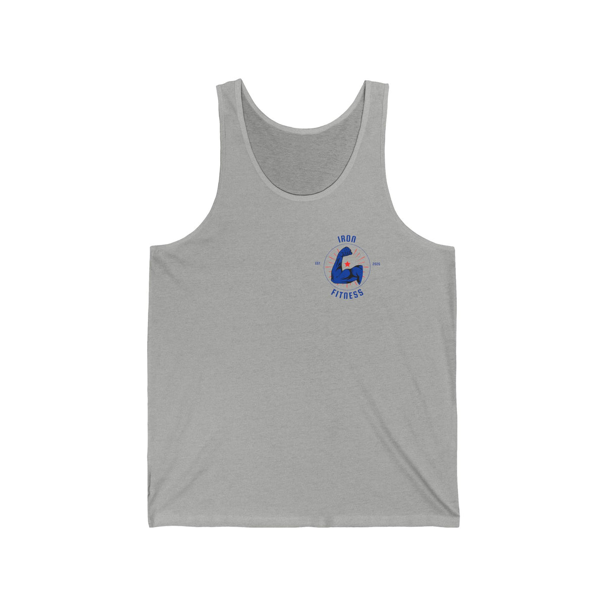Iron Fitness Patriotic Flag Men's Tank Top
