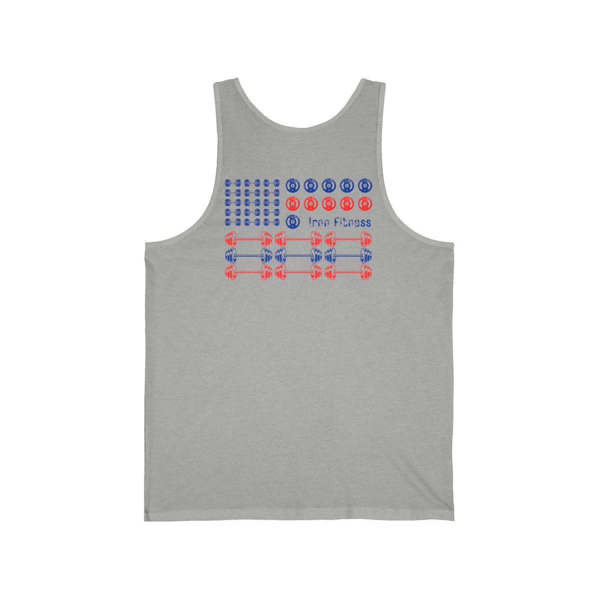 Iron Fitness Patriotic Flag Men's Tank Top