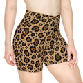 Leopard Print Biker Shorts
