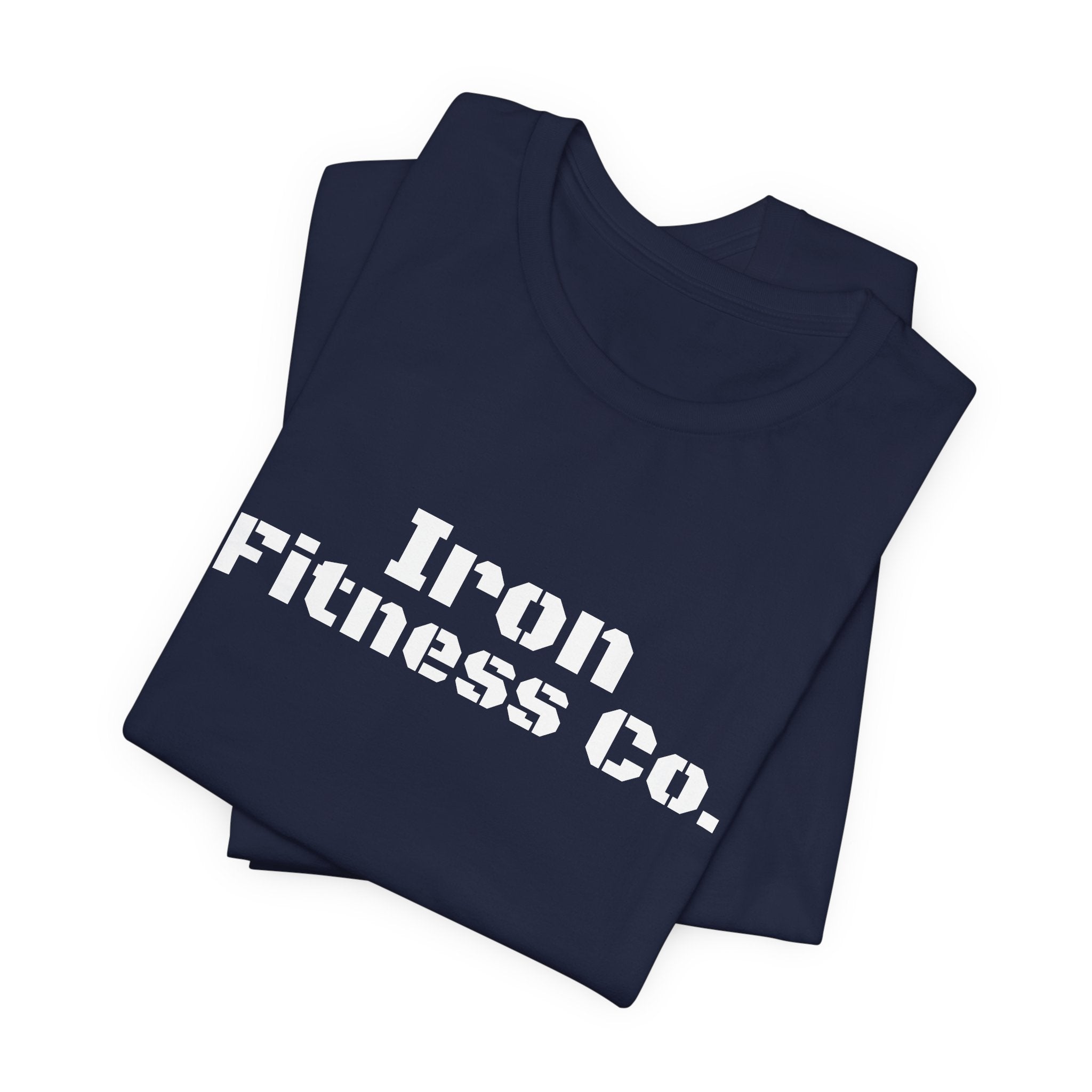 Iron Fitness Co. "American Made" Fitted Gym Tee | Bella Canvas 3001