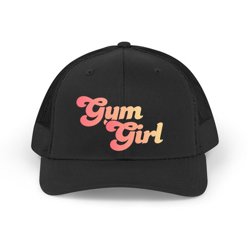 Gym Girl Retro Trucker Hat | Vintage Mesh Workout Hat