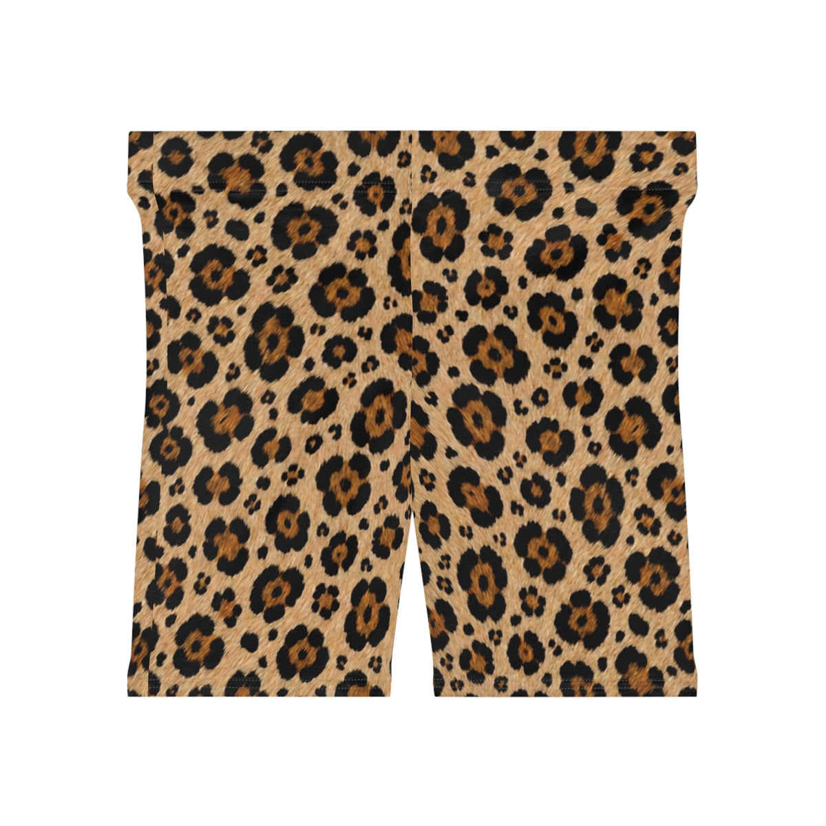 Leopard Print Biker Shorts