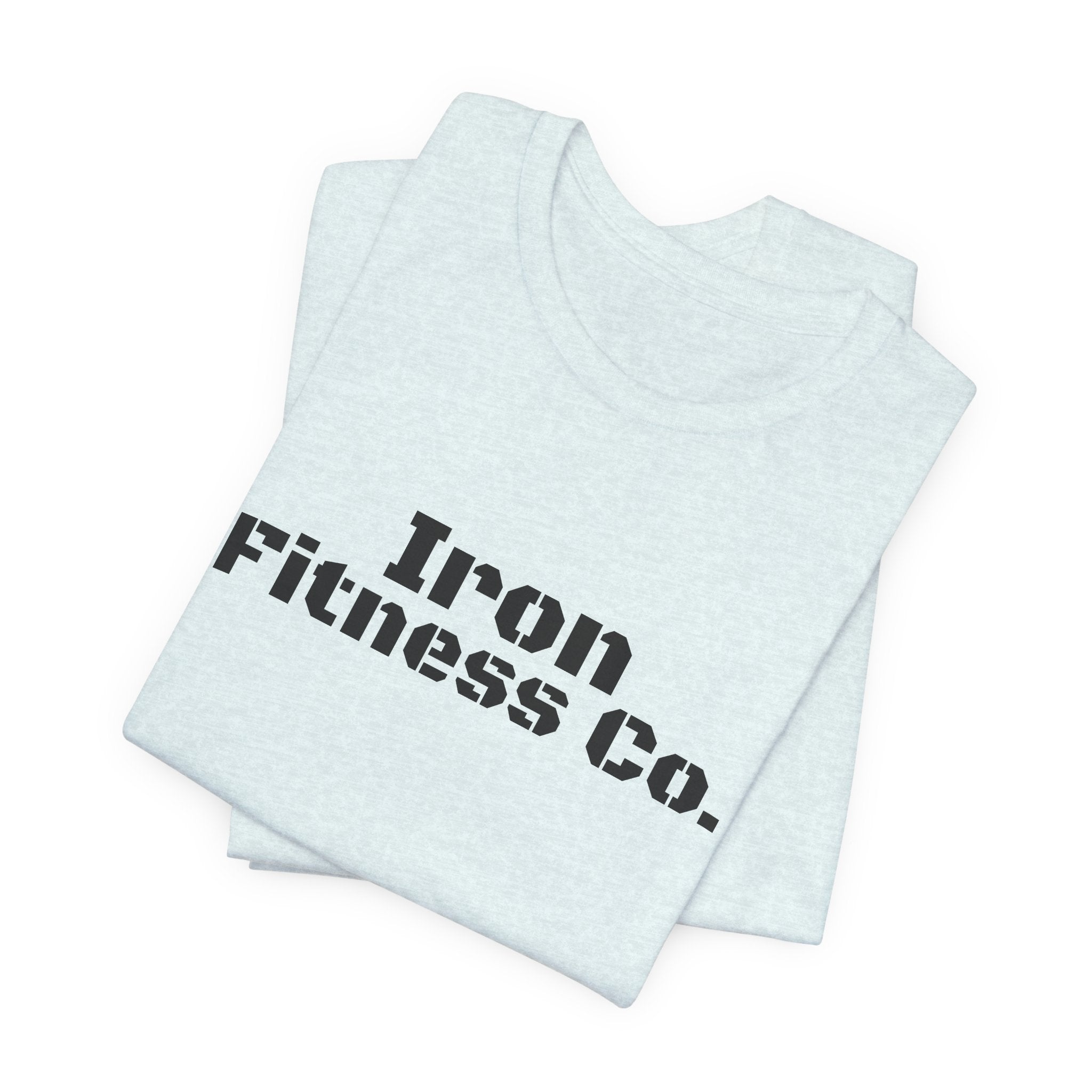 Iron Fitness Co. "American Made" Fitted Gym Tee | Bella Canvas 3001